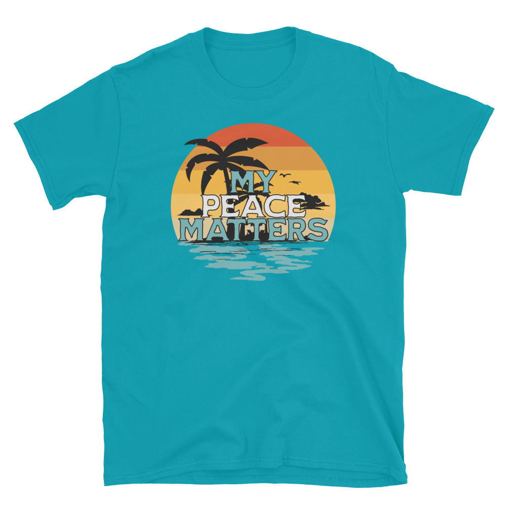 My Peace Matters TShirt - Tropical Blue Color - https://ascensionemporium.net
